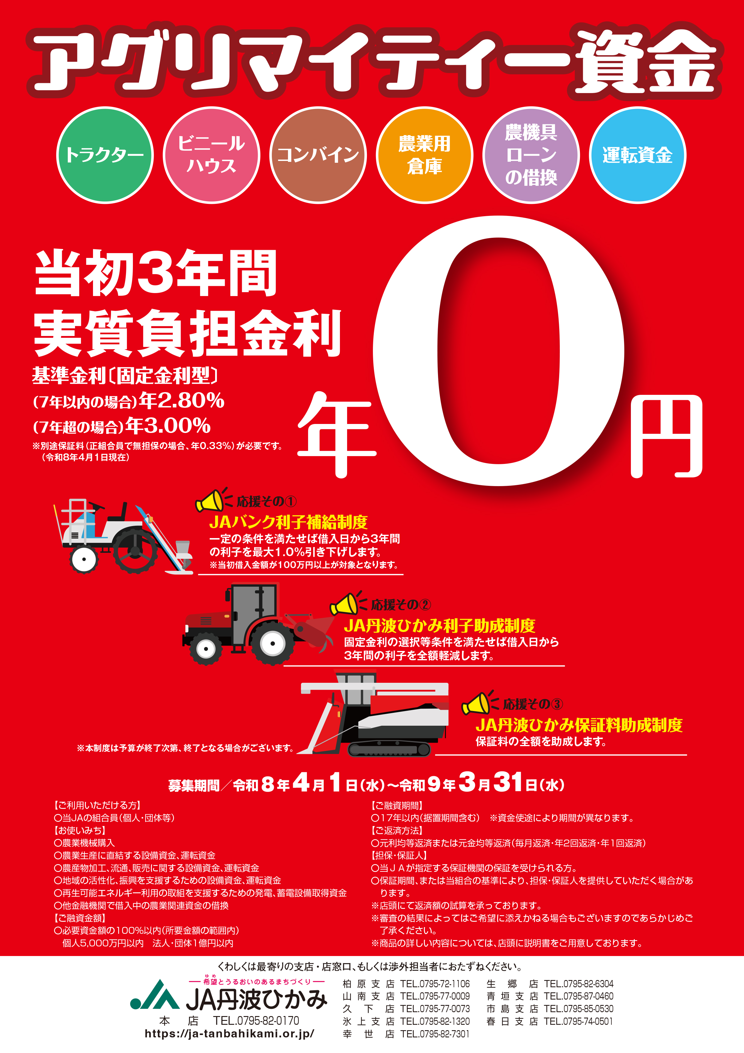 （R5年度用）アグリマイティーチラシ利子助成用